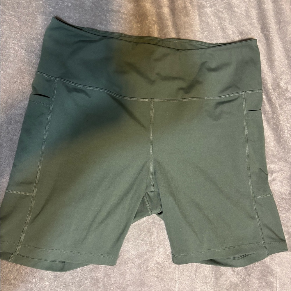 Danskin Dark Green Bike Shorts